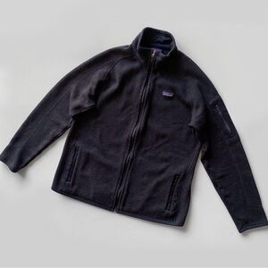 Patagonia Black Fleece Zip-Up Jacket